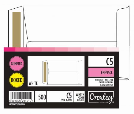 image | f7b1c7c5d1f41be58dc146cac805cf23 scaled | CROXLEY JD95CC C5 White Gummed Envelopes - Unbanded | Croxley SA