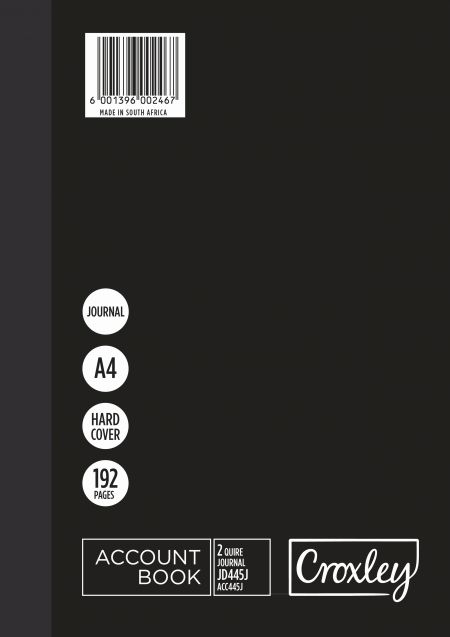 image | fe55463da510d1845a57648379dd84db scaled | CROXLEY JD445 Account Book A4 Quarter Bound 192 Page Journal | Croxley SA